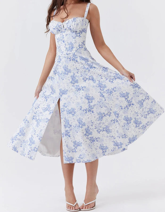 Sweet Floral Sling Dress