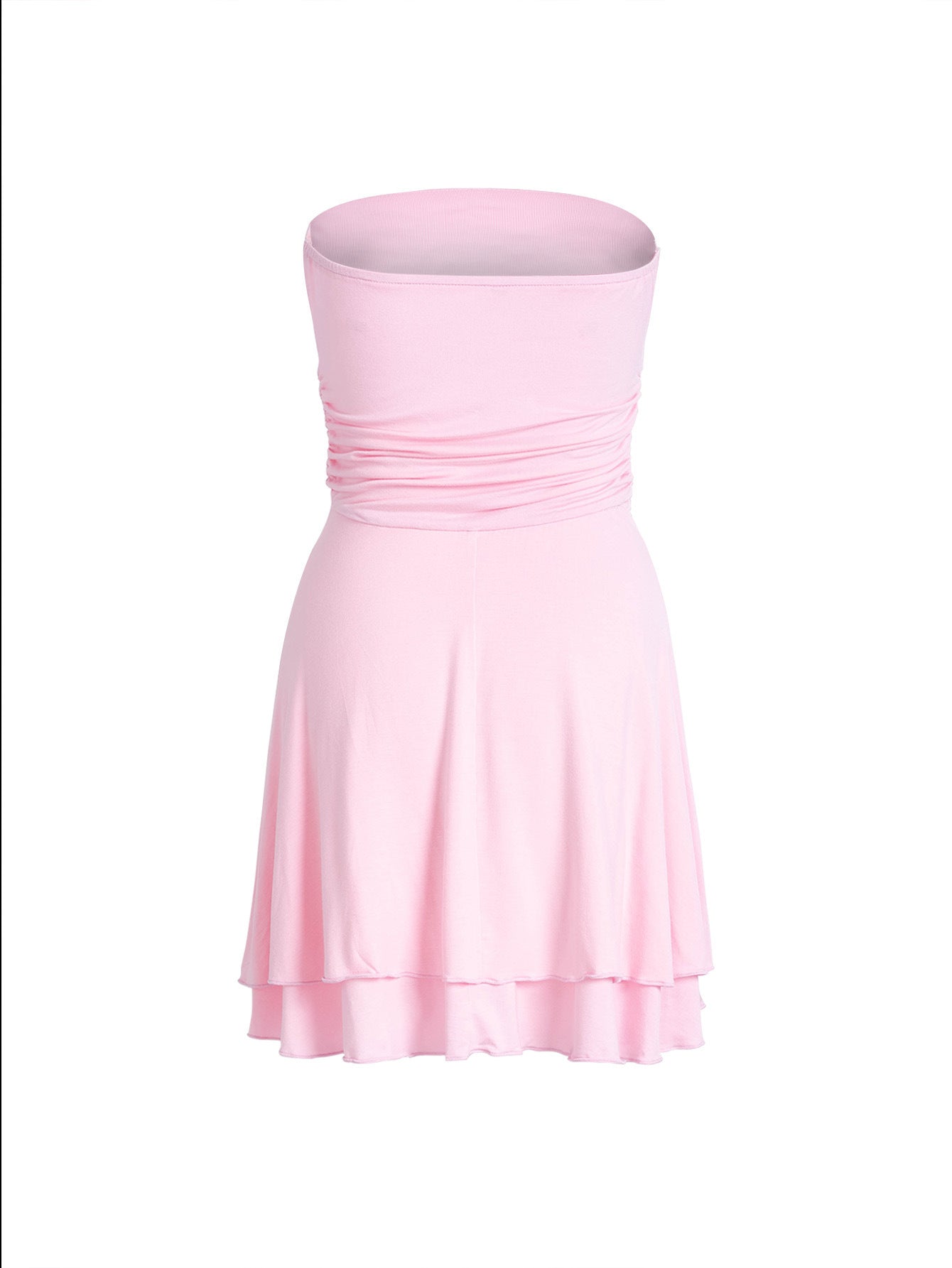 Y2K-inspired Tube-top Mini Dress