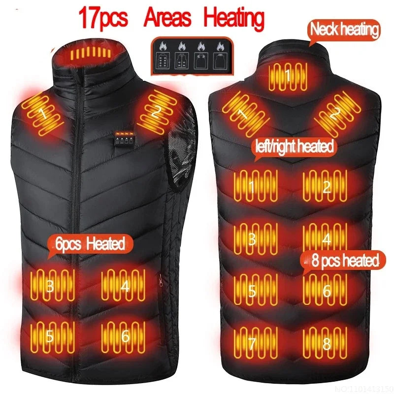 USB Heated Winter Vest