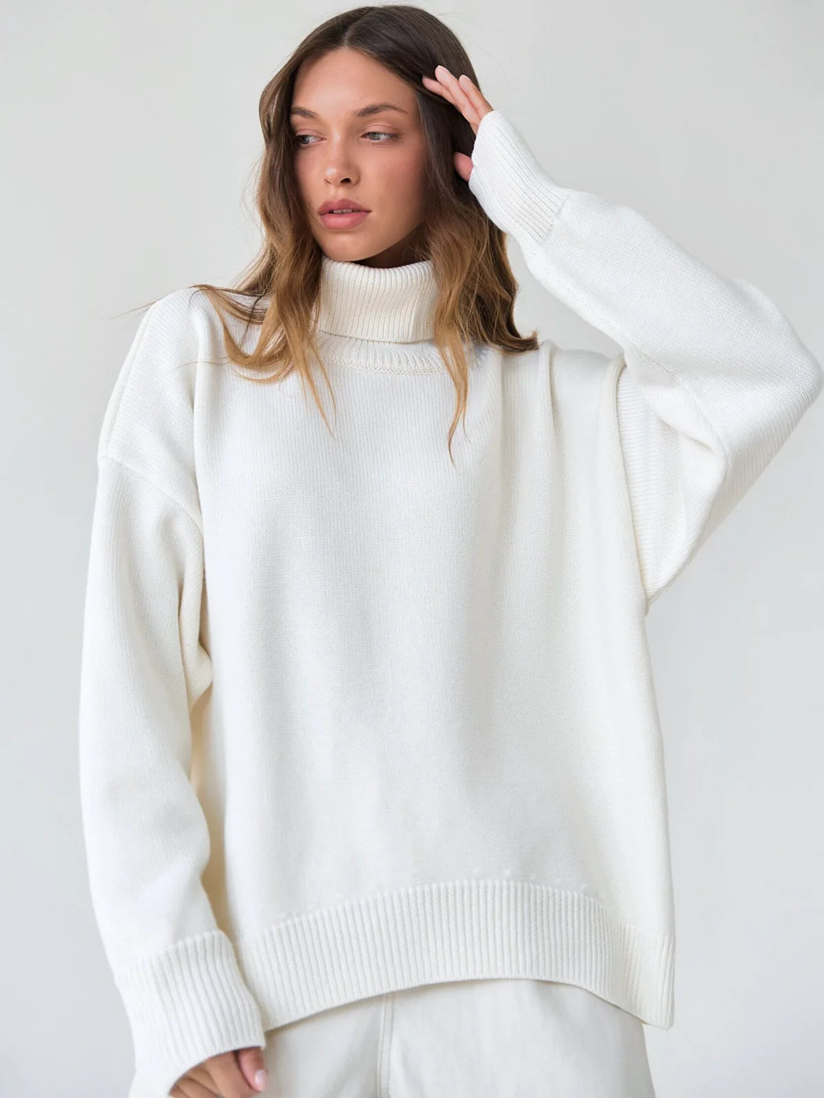 Relax Casual Turtleneck Top