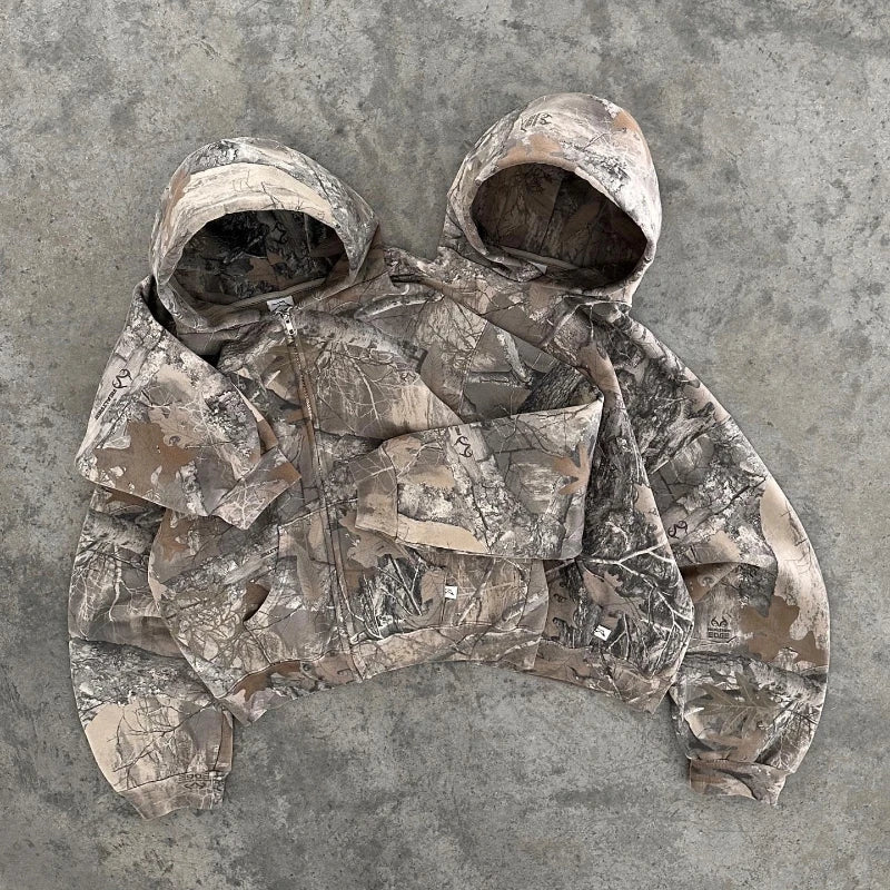 Retro Camo Hoodie
