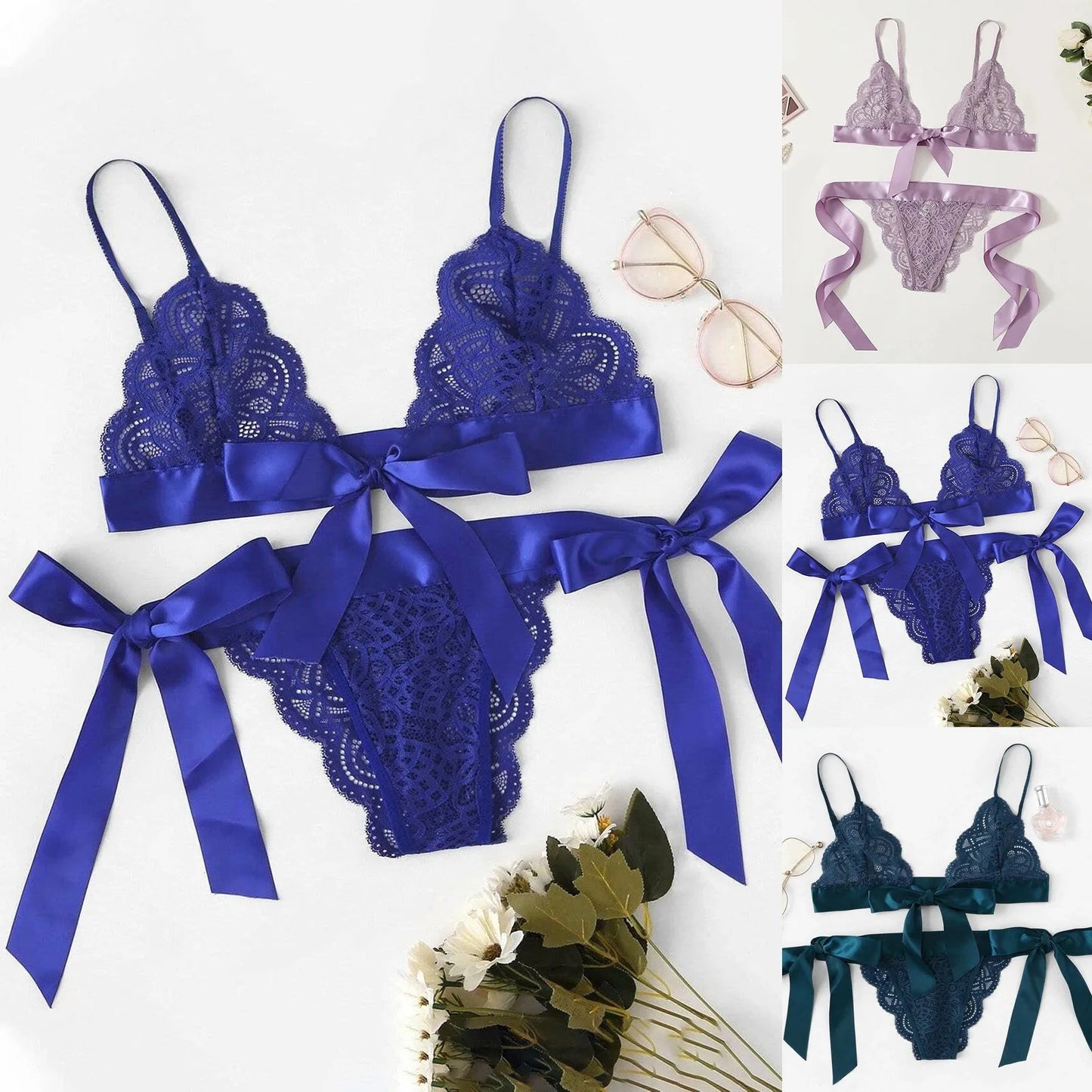 Sexy Lace Unlined Set