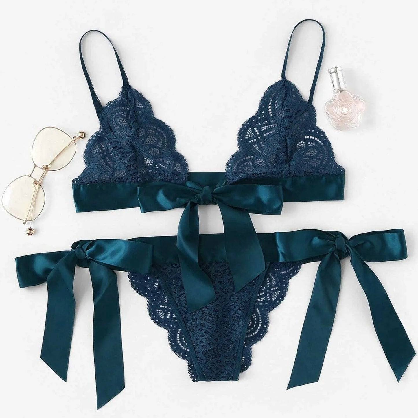 Sexy Lace Unlined Set