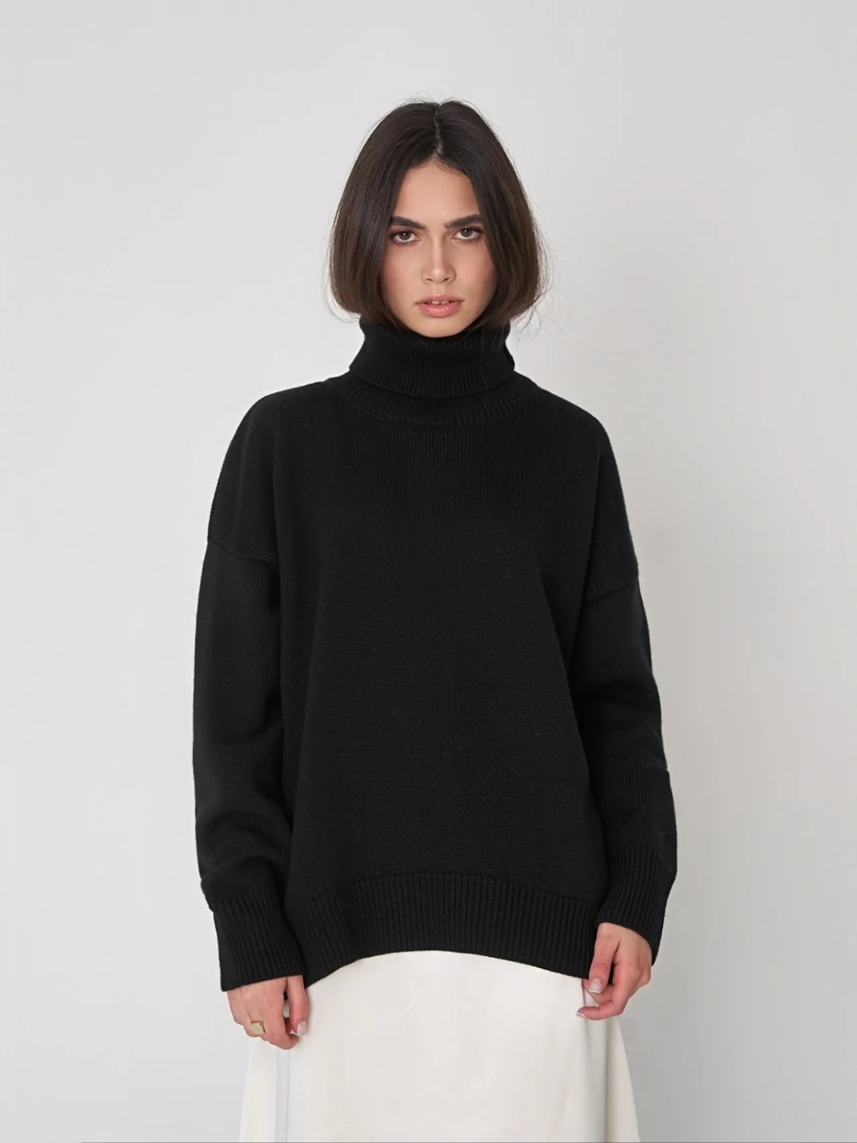 Relax Casual Turtleneck Top