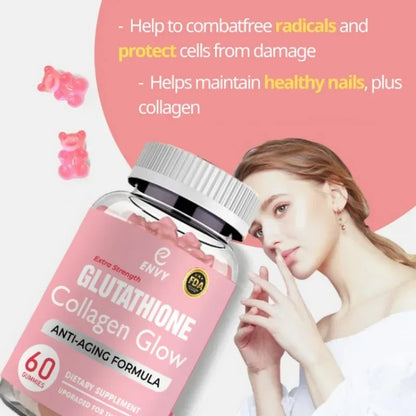 GlowFusion™ Glutathione & Collagen Gummies