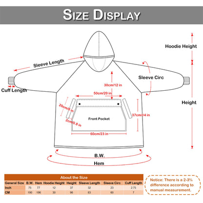 Heated Oversized Hoodie Blanket